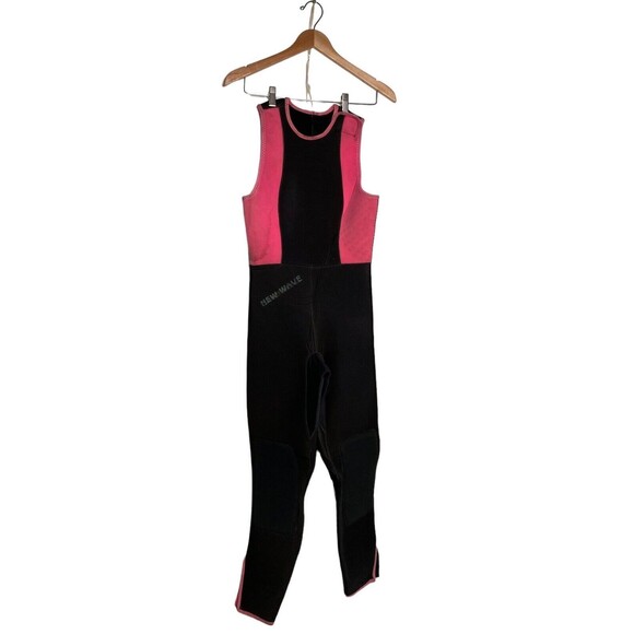 Wave Women’s Compression Wetsuit Black Pink Size Medium - Picture 1 of 10